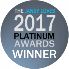 The Janey Loves 2017 Platinum Awards Winner